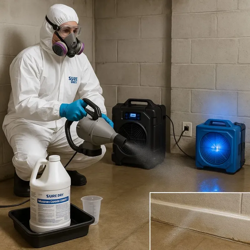 Sanitization and Odor Removal process in Foley, MN